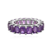 Sibirischer Amethyst-Silberring