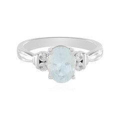 Brasilianischer Aquamarin-Silberring