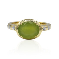 Brasilianischer Grüner Opal-Goldring (Tenner Diniz)