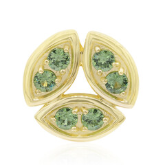 Madagaskar-Demantoid-Goldanhänger