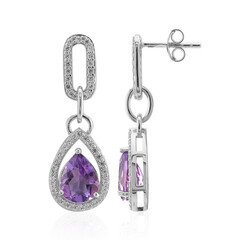 Amethyst-Silberohrringe
