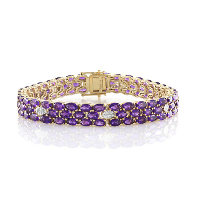 Sambia-Amethyst-Silberarmband