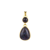 Honduras-Opal-Silberanhänger