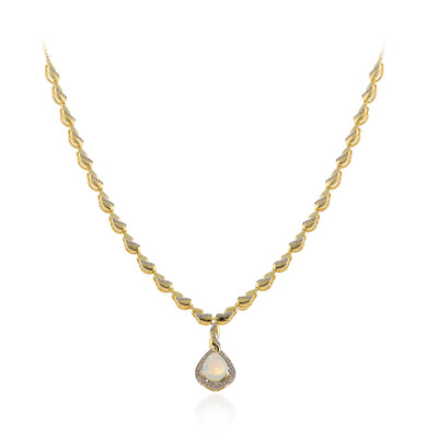 Welo-Opal-Silbercollier