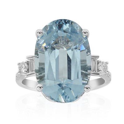 AAA-Brasilianischer Aquamarin-Goldring (CIRARI)