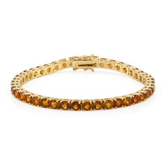 Madeira-Citrin-Silberarmband