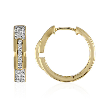 SI1 (G) Brillant-Goldohrringe (Annette)