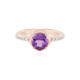 Sibirischer Amethyst-Silberring
