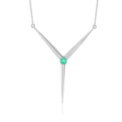 Russischer Smaragd-Silbercollier (de Melo)
