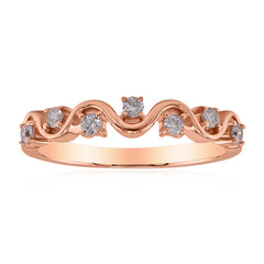Pinkfarbener I3 Argyle-Brillant-Goldring (Mark Tremonti)