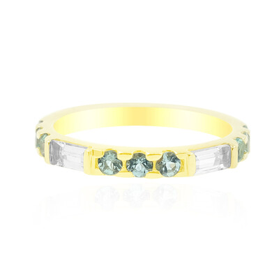 Nigerianischer Paraiba-Turmalin-Goldring