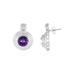 Sibirischer Amethyst-Silberohrringe (de Melo)