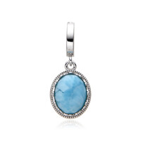 Larimar-Silberanhänger
