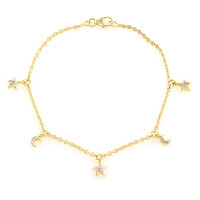 I2 (I) Diamant-Silberarmband