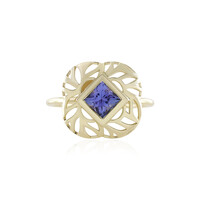AAA-Tansanit-Goldring (Ornaments by de Melo)