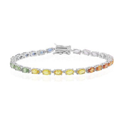 Saphir-Silberarmband