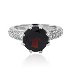 Granat-Silberring