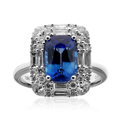 Blauer Ceylon-Saphir-Goldring (CIRARI)