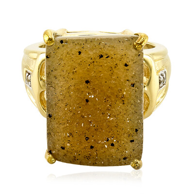 Glitzer-Achat-Silberring