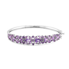 Amethyst-Silberarmreif