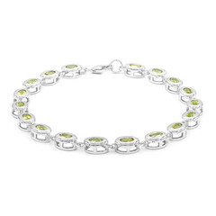 Peridot-Silberarmband
