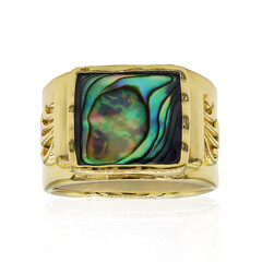 Abalone-Muschel-Silberring (Art of Nature)