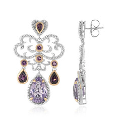 Lavendel-Amethyst-Silberohrringe (Dallas Prince Designs)