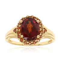 Hessonit-Granat-Goldring