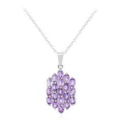 Amethyst-Silberhalskette