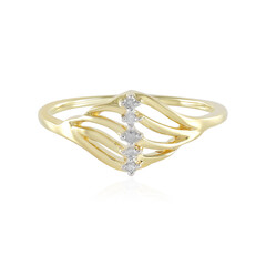 I2 (I) Diamant-Silberring