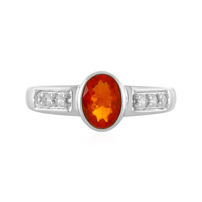 Feueropal-Silberring