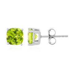 Jilin-Peridot-Silberohrringe