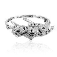 Edelstein-Silberarmreif (Dallas Prince Designs)