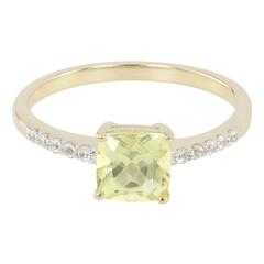 Kanadischer Apatit-Goldring