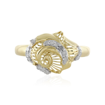 I4 (J) Diamant-Goldring (Ornaments by de Melo)