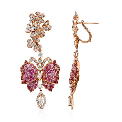 Edelstein-Goldohrringe (Estée Collection)