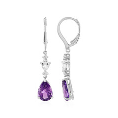 Amethyst-Silberohrringe