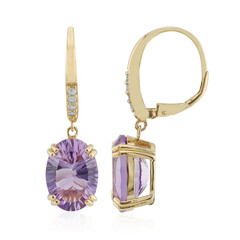 Bolivianischer Amethyst-Silberohrringe