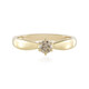 I2 Schokoladen-Brillant-Goldring