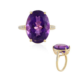 Sibirischer Amethyst-Silberring
