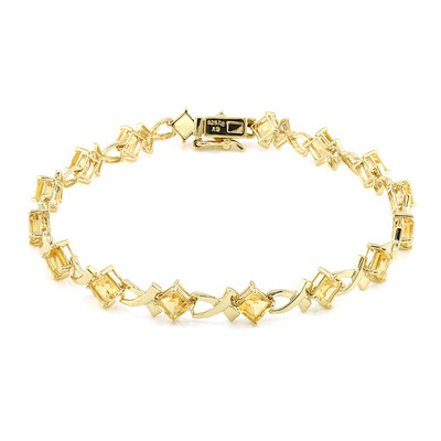 Citrin-Silberarmband