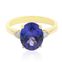 AAA-Tansanit-Goldring (CIRARI)