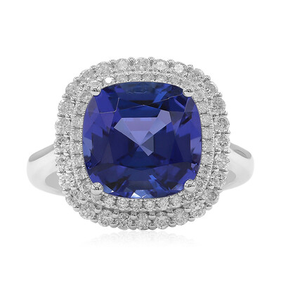 AAA-Tansanit-Goldring (CIRARI)