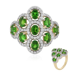 Russischer Diopsid-Goldring (La Revelle)