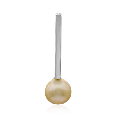 Goldene Kabira-Südseeperlen-Silberanhänger (MONOSONO COLLECTION)