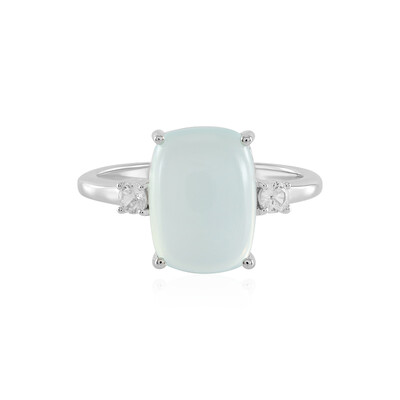 Aqua-Chalzedon-Silberring