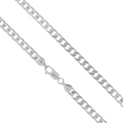 Silber-Panzerkette - 27,5 g - 60 cm (Joias do Paraíso)