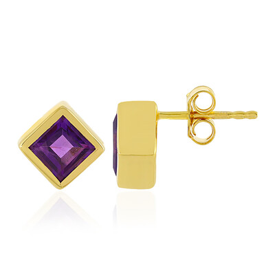 Amethyst-Silberohrringe (MONOSONO COLLECTION)