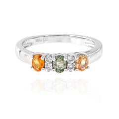 Saphir-Silberring