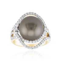 Tahitiperlen-Goldring (TPC)